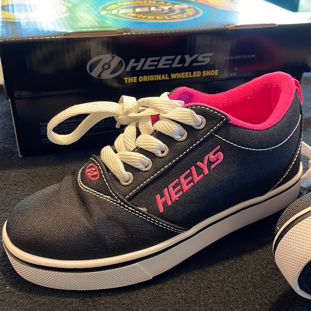 Almost brand new Heelys shoes. Youth Size 2.